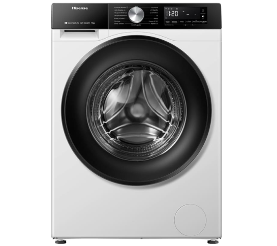MAQUINA DE LAVAR ROUPA HISENSE - WF3S9045BW3 MAQUINA DE LAVAR ROUPA HISENSE - WF3S9045BW3