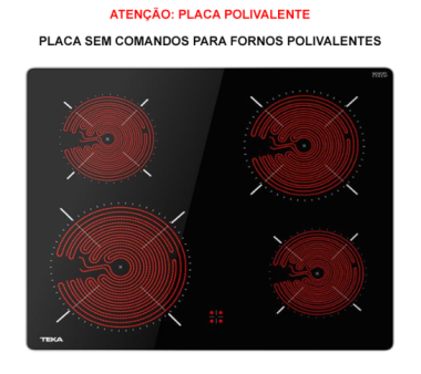 PLACA ENCASTRAR TEKA - TTC 64010 CRD BK