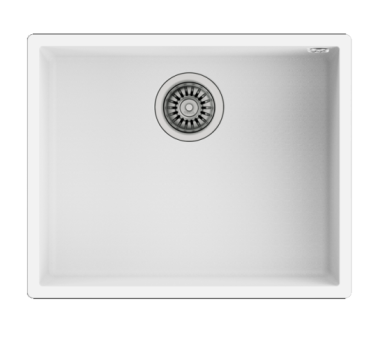 LAVA LOUCA TEKA - SQUARE 50.40 TG - ARTIC WHITE
