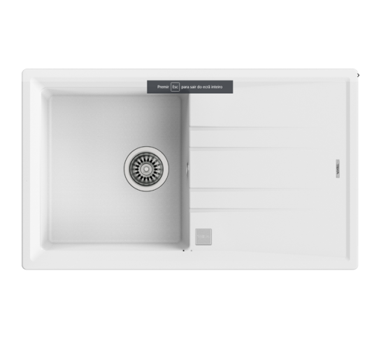 LAVA LOUCA TEKA - STONE 50 B-TG 1C 1E - WHITE LAVA LOUCA TEKA - STONE 50 B-TG 1C 1E - WHITE