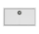 LAVA LOUCA TEKA - SQUARE 72.40 TG - ARTIC WHITE