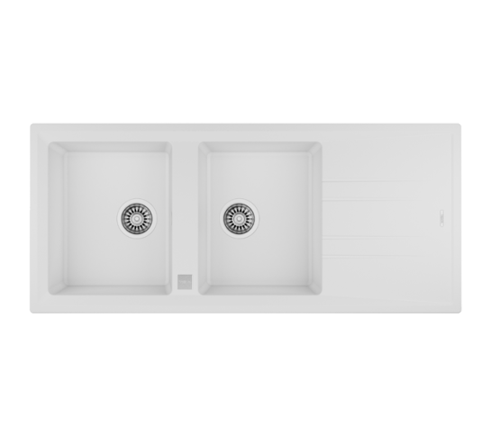 LAVA LOUCA TEKA - STONE 80 B-TG 2C 1E - WHITE
