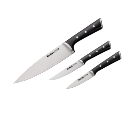 SET 3 FACAS TEFAL ICE FORCE - K2323SPT
