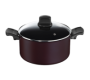 TACHO TEFAL TITANIUM SIGNATURE IND. 24CM + TAMPA VIDRO - C6874602