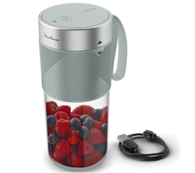 LIQUIDIFICADORA MOULINEX LIGHT MIX ON THE GO BLUE - LM1C0410