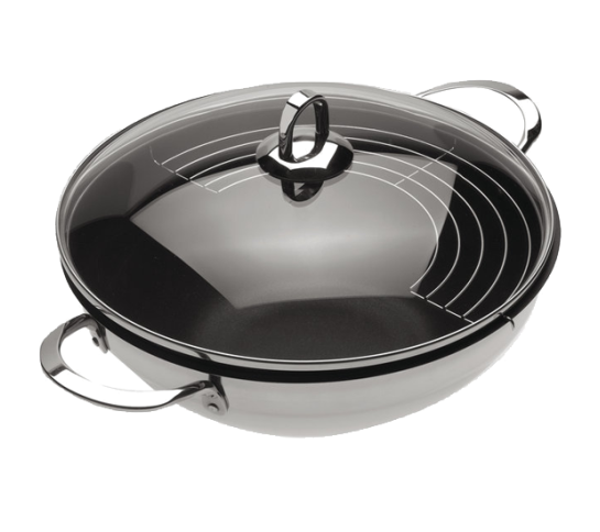 PANELA WOK 28 ANTI ADERENTE C/TAMPA SILAMPOS/TEKA