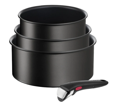 CONJ. CACAROLAS TEFAL INGENIO UNLIMITED 16/18/20CM + PEGA - L7639343