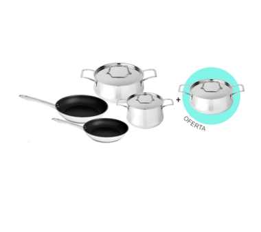 CONJUNTO SILAMPOS 4 +1 PECA OFERTA NAZARE / ID IND.